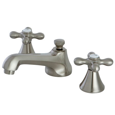 Kingston Brass KS4478AX 8" Widespread Bathroom Faucet, Brushed Nickel KS4478AX
